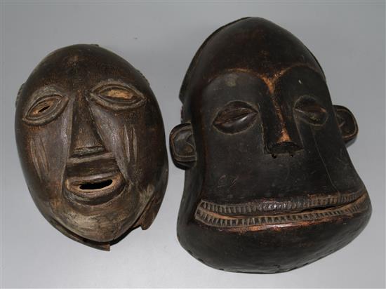 Two tribal masks
